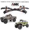 RC Frame 313mm Wheelbase Metal Chassis Frame with 2 Speed Transmission Reversed Front Axle for 1/10 RC Crawler Axial SCX10 II 90046 EX86100 view 2