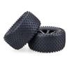 4PCS 110mm Small Nail Tires Wheels 12mm Hub Hex for 1/10 ZD Racing Tamiya DHK 8135 Wltoys RC Desert Buggy Short Course Truck Car ( Color : White ) view 4