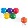 MERRYHEART 1.8 Inch Montessori Wooden Rainbow Balls, Colorful/Pastel/Natural Wooden Ball Toys for Toddler & Baby Grasping, Preschool Learning Material, Educational Counting Toy - 6 Pcs view 2