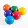 MERRYHEART 1.8 Inch Montessori Wooden Rainbow Balls, Colorful/Pastel/Natural Wooden Ball Toys for Toddler & Baby Grasping, Preschool Learning Material, Educational Counting Toy - 6 Pcs view 3