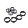 BAIJAC Compatible with WLtoys 284131K969 K989 Iw04m Mini-Q Mini-Z RC Car, Metal Upgrade Spare Parts, Modified Drift Wheels, A Set of Drift Tire Skins ( Color : Gray ) view 1