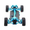 BAIJAC Compatible with WLtoys 1:18 RC Car A959 A969 A979 Upgrade Accessories Metal Upgrade Frame Without Electronic Equipment Multicolor ( Color : Titanium ) view 2
