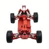 BAIJAC Compatible with WLtoys 1/14 144010 144001 144002 RC Car Metal Upgrade & Modification, Spare Parts Assembly, Metal Frame, No Electronic Equipment ( Color : Red ) view 1