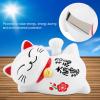 Car Accessories Lucky Cat , Solar Powered Adorable idle Lying Waving Beckoning Fortune Lucky Cat Car Accessories Powered by Solar Energy(#1) , Fortune Cat Lucky Waving Solar Welcoming Beckoning Car view 3