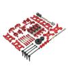 BAIJAC Compatible with WLtoys RC Car 144001 124019 General Metal Upgrade and Modification Parts, Vulnerable Modification Kits 14-Piece Set ( Color : Gold ) view 4