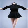 1/6 Scale Female Clothes,Female Combat Uniform Shirt Skirt Clothes Set for 12inch Soldier Action Figure Body Doll (F) view 3