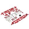 BAIJAC Compatible with WLtoys 124017 124016 124018 124019 144001 144002 RC Car General Metal Upgrade Parts, Modified 12-Piece Set, Equipped with Screws ( Color : Purple ) view 4