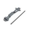 BAIJAC 144001 144002 RC Car Upgrade Parts, Metal Upgrade Modification, Second Floor Plate & Central Drive Shaft, Multi-Color (Color : Titanium) view 1