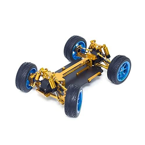 BAIJAC Compatible with WLtoys 1:18 RC Car A959 A969 A979 Upgrade Accessories Metal Upgrade Frame Without Electronic Equipment Multicolor (Color : Gold)