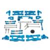 Compatible with WLtoys 124017 124016 124018 124019 144001 144002 RC Car General Metal Upgrade Parts, Modified 12-Piece Set, Equipped with Screws ( Color : Blue ) view 1