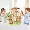 Hape Pandas Bamboo House, Green Planet Explorers | Educational Toy Doll House with Furniture, for Children Ages 3+ Years view 2