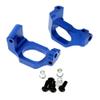 2Pcs Metal Front Caster Block C-Hub Carrier 8932 for 1/10 Traxxas Maxx Truck RC Car Upgrade Parts Accessories ( Color : Blue ) view 1