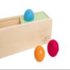 Leticia's Corner Montessori-Inspired Wooden Object Permanence Box, Sliding Top Box with Felt, Wooden and Knitted Balls, Imbucare Box, Ball Drop, Montessori Toy for Babies 6 Months and Older view 4