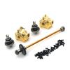 BAIJAC 144010 144001 144002 RC Car Metal Modification Parts, Gearbox, Differential, Transmission Shaft, Gear etc. Assembly Parts (Color : Gold) view 1