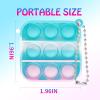 100 PCS Mini Pop Fidget Toys Pack Party Favors, Easter Silicone Squeeze Pop Bubble Fidget Bulk Sensory Toys, Pop Keychain Bubble Toy Party Bag Fillers for Kids, Wrap Pop Toy view 4