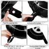 14 Pcs Car Decorations Racing Cars Birthday Party Supplies 4 Tire Tube Swim Ring Inflatable Tire Floats for Pool with 10 Balloons 18 Inch Race Balloons for Birthday Party (Wheel Style) view 4