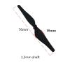 Pangyoo PYouo-DC Motor 2pcs Aircraft Drone Propeller, Fit 0.8mm/ 1mm/ 1.2mm Shaft for 612 615 716 720 816 8520 1020 Coreless DC Motor, CW CCW Drone UAV Propeller (Speed(RPM) : 1.2mm) view 2