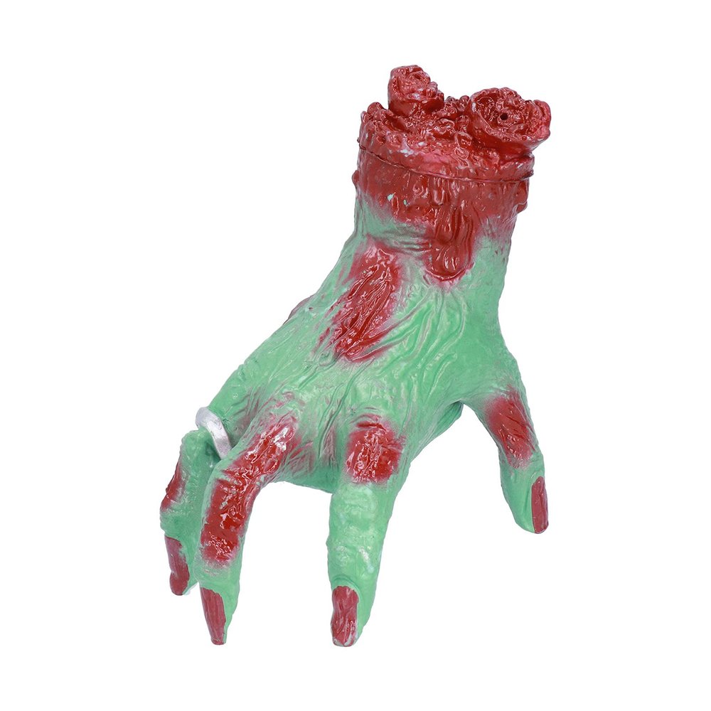 Scary Moving Ghost Hand Scary Crawling Hand Scary Moving Hand Halloween Fake Hand Scary Moving Ghost Hand Halloween Horror Props Running Hand Haunted House Props(Green)