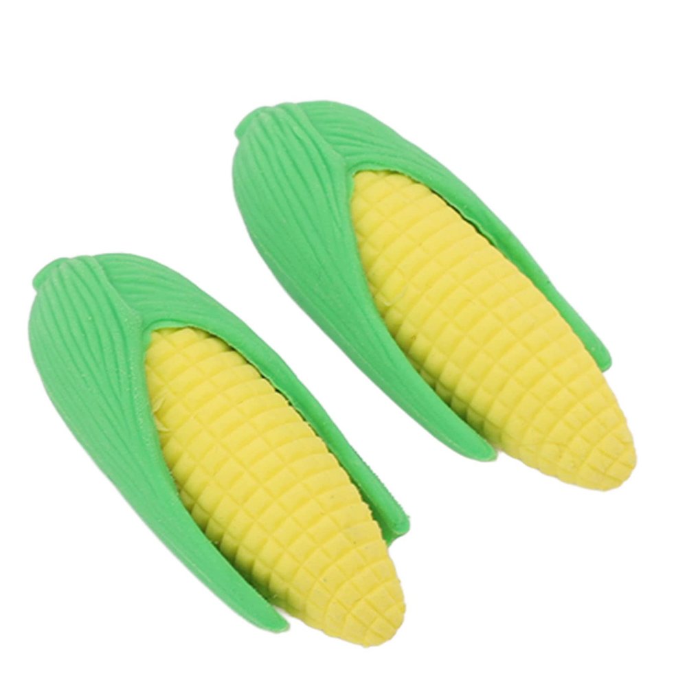 Mini Food Erasers,100Pcs Mini Corn Erasers Corn Pencil Erasers Funny Vegetable Shape Erasers for Party Favors Classroom Rewards Prizes carnival prizes