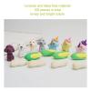 Mini Food Erasers,100Pcs Mini Corn Erasers Corn Pencil Erasers Funny Vegetable Shape Erasers for Party Favors Classroom Rewards Prizes carnival prizes view 4