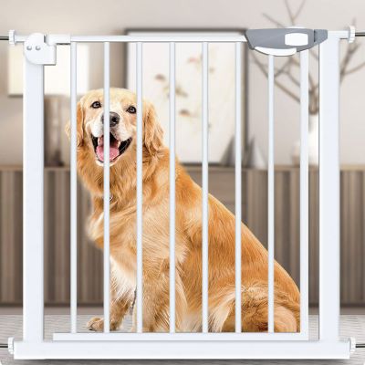 Auto Close Safety Gate Doors,Stair Gates for Baby and Dogs,Pressure Screw Fit,Dog Gate Pet Safety Gate,Extra Wide Pressure Fit Stair Gate,Extendable from 26 to 67.7 in (42.1-44.1in)