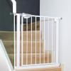 Auto Close Safety Gate Doors,Stair Gates for Baby and Dogs,Pressure Screw Fit,Dog Gate Pet Safety Gate,Extra Wide Pressure Fit Stair Gate,Extendable from 26 to 67.7 in (42.1-44.1in) view 2