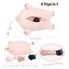 Achwishap Pig Stuffed Animal Mommy 19.6 with 3 Pig Babies Plush,4 PCS Cute Pig Plushie Pillow,Kawaii Plush Toys Soft Hugging Pillow for Kids Girls Boys Birthday Gifts for Valentines(Pink Pig Family) view 2