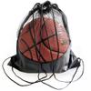 Beach Sand Toys Bag Mesh Football Soccer Storage Bag Durable Beach Sand Away Totes Backpack for Holiday Swimming Accessories Pool Toys Portable Basketball Cover Mesh Bag (Black) view 2