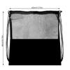 Beach Sand Toys Bag Mesh Football Soccer Storage Bag Durable Beach Sand Away Totes Backpack for Holiday Swimming Accessories Pool Toys Portable Basketball Cover Mesh Bag (Black) view 3