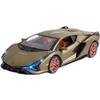 SASBSC Lamb Toy Cars Sian Diecast Metal Model Car with Light and Sound Fkp3 Pull Back Car Toys for 3+ Year Old Boys (Green-1 24) view 1