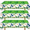 BIGKEOKI 3pcs Dinosaur Party Tablecloth Dinosaur Birthday Table Cover T-Rex Dinosaur Party Supplies Decorations Dino 1st 2nd 3rd 10th Birthday Table Cloth for Boys-86.6 * 51.2in view 1