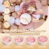 GOGOSO Ball Pit Balls for Toddlers Kids Plastic Balls for Ball-Pit Playpen Pool Baby Play Pastel BPA-Free Non Toxic Play Pastel Crush Proof Bal Fun Shaped Star Gold Beige White 100pcs view 2