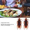 100PCS Fake Cockroach Toy, Prank Fake Roaches, Novelty Plastic Cockroach Toys Look Real, Scary gogga Plastic insect  for Halloween, Party Decoration, April Fool's Day, Prank Fake Roaches view 3