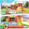 Bounce House for Kids, Inflatable Bouncer House with Air Blower, Bouncy Castle with Slide, Pool, Climbing Wall, Bouncing Area, Ball Pit, Basketball Hoop Jumping House for Party Ages 3-10 view 3