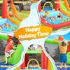 Bounce House for Kids, Inflatable Bouncer House with Air Blower, Bouncy Castle with Slide, Pool, Climbing Wall, Bouncing Area, Ball Pit, Basketball Hoop Jumping House for Party Ages 3-10 view 4