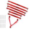 GORHLady Aluminum Alloy Rod Link Suspension Linkage Kit for 1/24 RC Crawler Car view 1