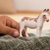 Schleich Farm World American Spotted Donkey Animal Figurine - Highly Detailed and Durable Farm Animal Toy, Fun and Educational Play for Boys and Girls, Gift for Kids Ages 3+, Multicolor, 2.5 inch view 2