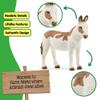 Schleich Farm World American Spotted Donkey Animal Figurine - Highly Detailed and Durable Farm Animal Toy, Fun and Educational Play for Boys and Girls, Gift for Kids Ages 3+, Multicolor, 2.5 inch view 3