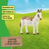 Schleich Farm World American Spotted Donkey Animal Figurine - Highly Detailed and Durable Farm Animal Toy, Fun and Educational Play for Boys and Girls, Gift for Kids Ages 3+, Multicolor, 2.5 inch view 4