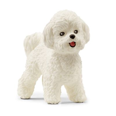 Schleich Farm World - Bichon Frise Toy Dog Figurine - Farm Animal Toys for Boys and Girls - Kids Ages 3+