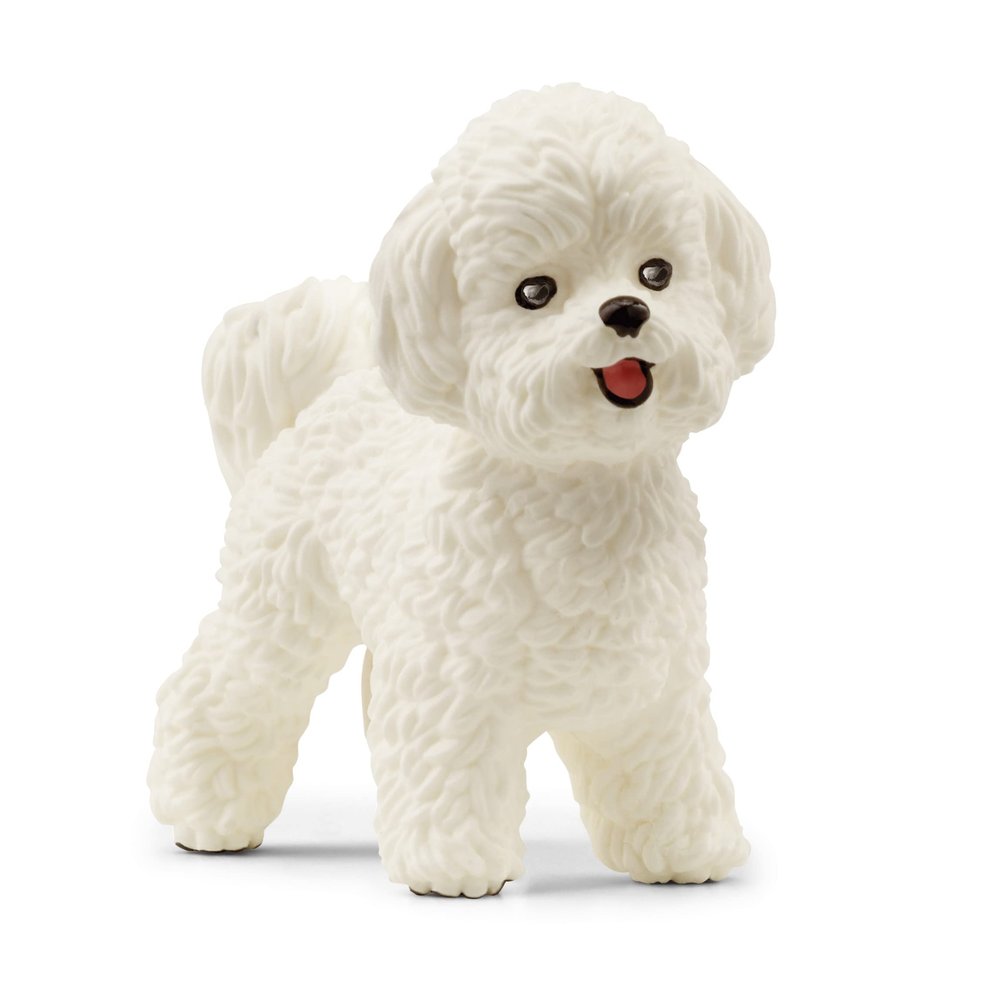 Schleich Farm World - Bichon Frise Toy Dog Figurine - Farm Animal Toys for Boys and Girls - Kids Ages 3+