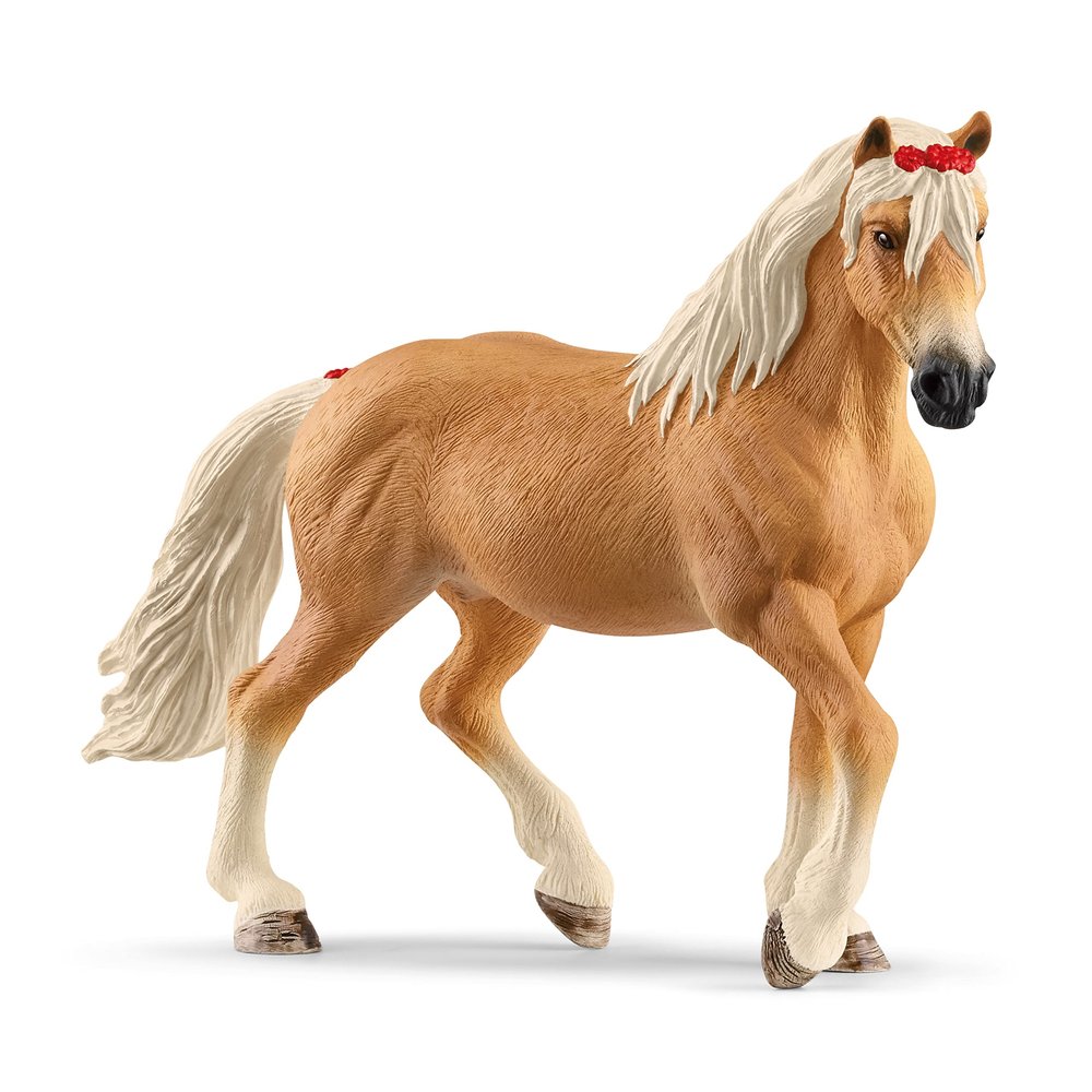 Schleich Horses 2023, Horse Club, Horse Toys for Girls and Boys Haflinger Mare Horse Toy Figurine, Ages 5+ Multi
