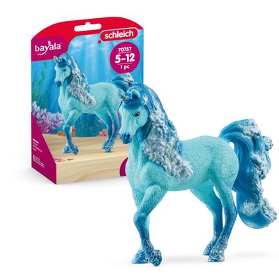 Schleich Bayala - Elementa Water Unicorn - Blue Unicorn Toy for Girls and Boys - Fantasy Horse Figurine for Kids Ages 5+