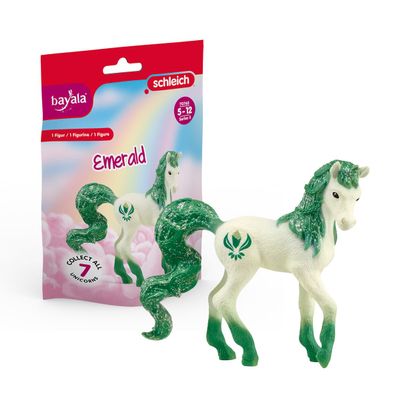 Schleich Bayala - 2Pc Collectibles Unicorn Emerald Set - Kids 5+ | 70765