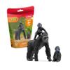 Schleich Wild Life, Monkey Jungle Animal Toys for Boys and Girls, Gorilla Family Set with Gorilla Mother and Babies, Ages 3+ view 1