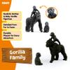 Schleich Wild Life, Monkey Jungle Animal Toys for Boys and Girls, Gorilla Family Set with Gorilla Mother and Babies, Ages 3+ view 3