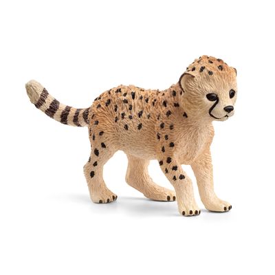 Schleich Wild Life - Wild Animal Safari Toys for Boys and Girls, Cheetah Cub Toy Figurine, Ages 3+