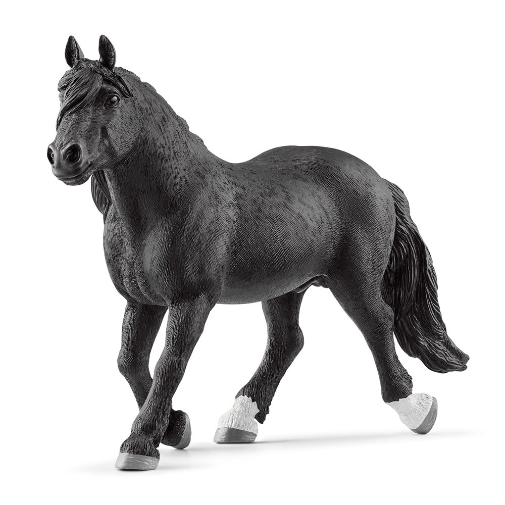 Schleich Farm World Realistic Noriker Stallion Horse Figurine - Highly Detailed and Durable Farm Animal Toy, Fun and Educational Play for Boys and Girls, Gift for Kids Ages 3+