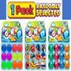 2CHILL Bouncy Balls Superballs Super Hi Bounce (1 Pack / 12 Balls) Small Toys Party Favors for Kids Racketball Kids Prize by Ja-Ru Premium Giveaways Gift Toy Includes 1 Sticker I Item #967-1s view 2