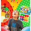 2CHILL Bouncy Balls Superballs Super Hi Bounce (1 Pack / 12 Balls) Small Toys Party Favors for Kids Racketball Kids Prize by Ja-Ru Premium Giveaways Gift Toy Includes 1 Sticker I Item #967-1s view 3